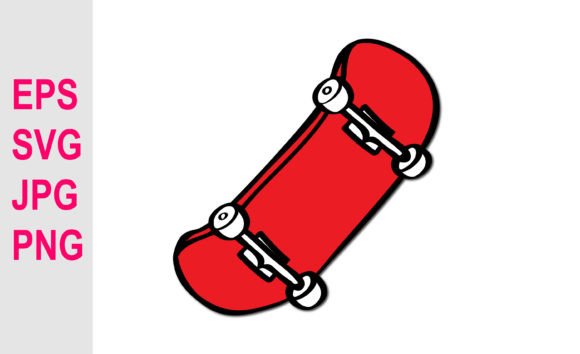 Download Skateboard Vector Illustration SVG - Skateboard Collection