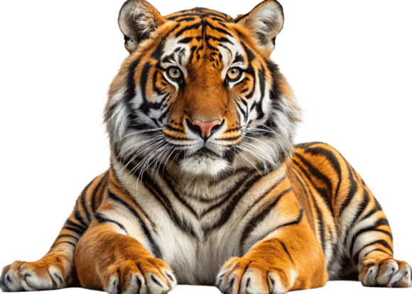 Download 3D Cute Tiger Icon Isolated - Isolated Collection